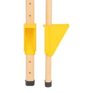 ZANCOS ALTOS DE MADERA REGULABLES (PAR