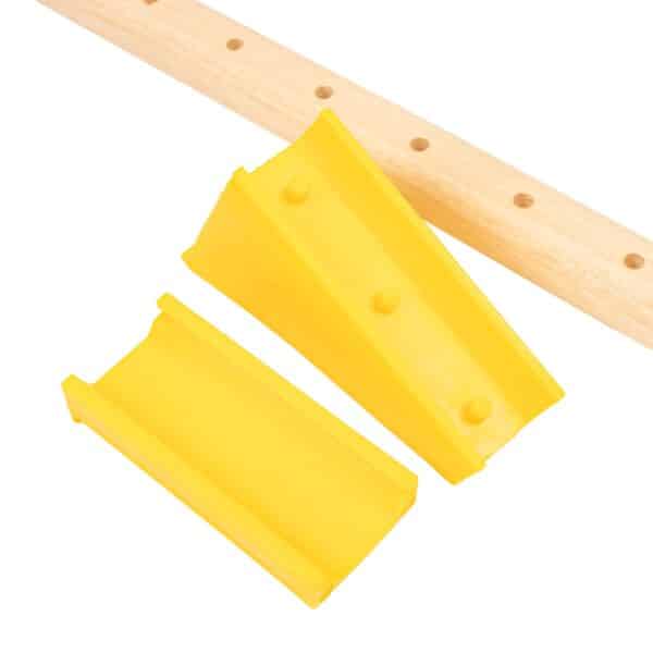 ZANCOS ALTOS DE MADERA REGULABLES (PAR - Imagen 6