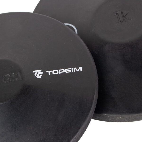 DISCO DE ATLETISMO DE CAUCHO 0,6/1/1,50/1,75/2 KG - Imagen 6