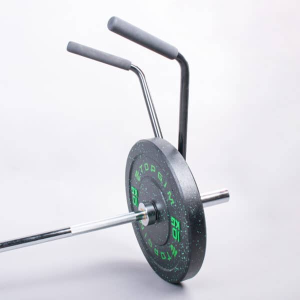 SET CORE PLATE + ASA EN V DE 50 MM BARRA OLIMPICA - Imagen 4