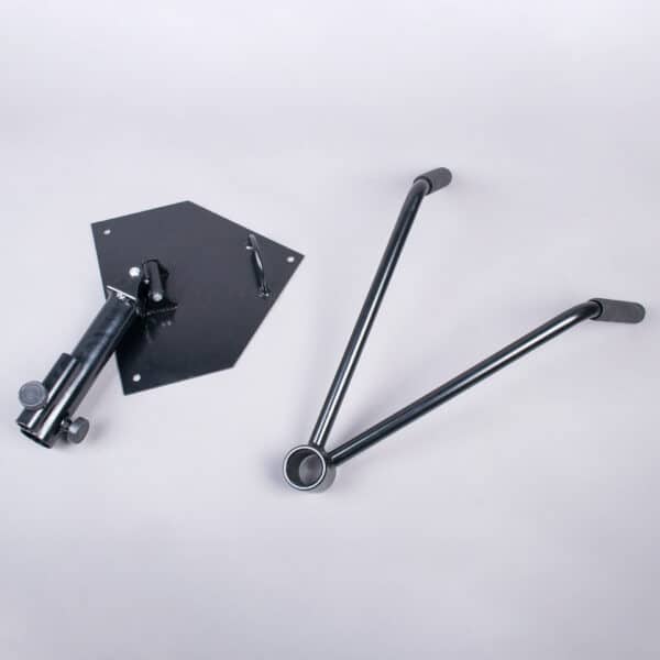 SET CORE PLATE + ASA EN V DE 50 MM BARRA OLIMPICA - Imagen 2