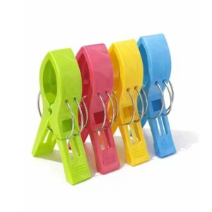 JUEGO DE 4 PINZAS SOFTEE tumbona toalla mantener