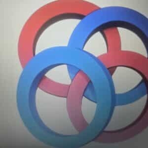 Tapiz de Natación  Forma Aro de Foam de 27 cm