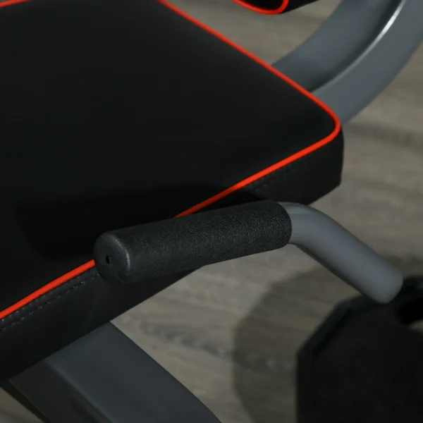 Máquina de Extensión y Curl de Piernas Ajustable con Carga de Placas para Entrenamiento de Cadera Muslos en Gimnasio - Imagen 5
