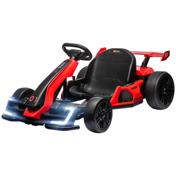 Kart eléctrico para niños motor 2 x 150W batería 24 V 120 x 76 x 53,5 cm rojo