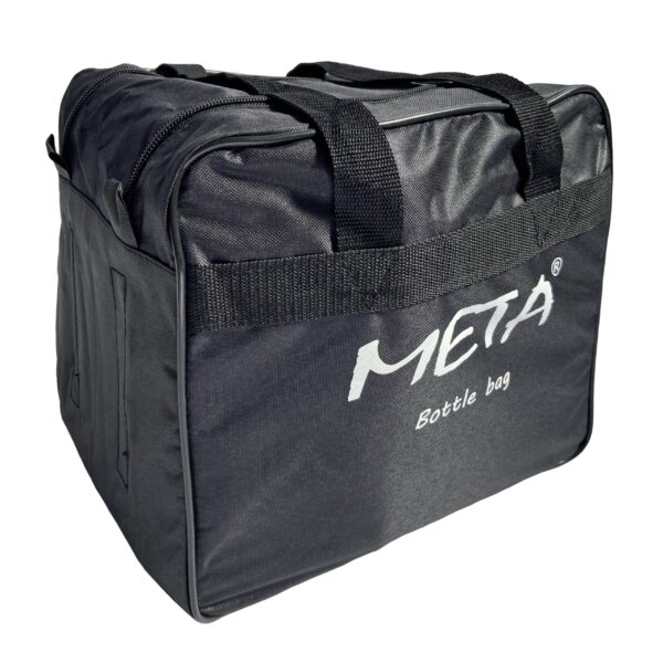 Bolso portabotellas Negro BOLSA 12 UNIDADES